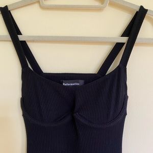 Reformation Jayne Bustier Body-Con Dress